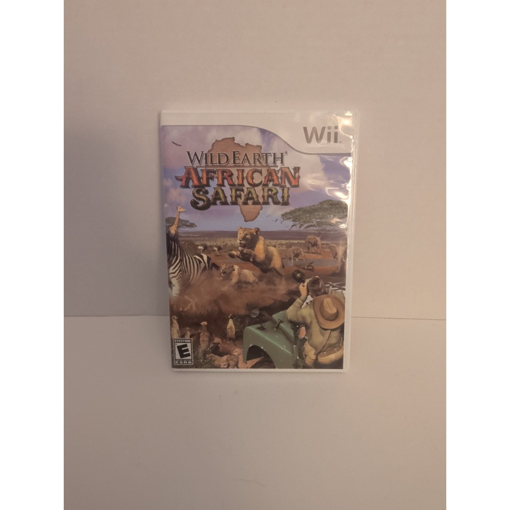 Wild Earth African Safari Nintendo Wii Game CIB Majesco RVL-P-RWDE